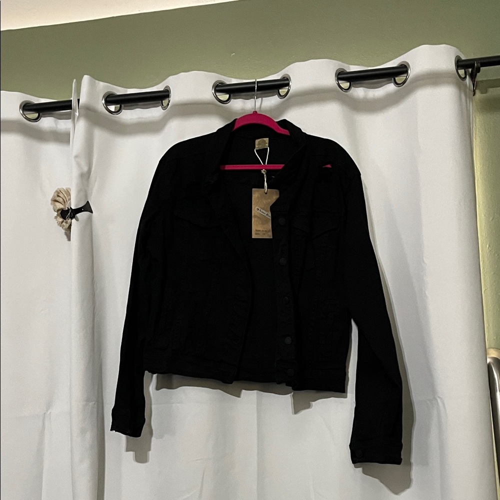Rina Rossi Classic Black Jean Jacket